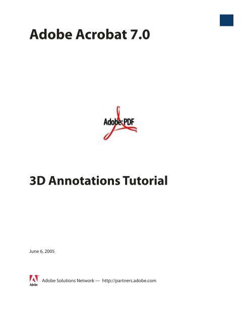 3D Annotations Tutorial - Datalogics