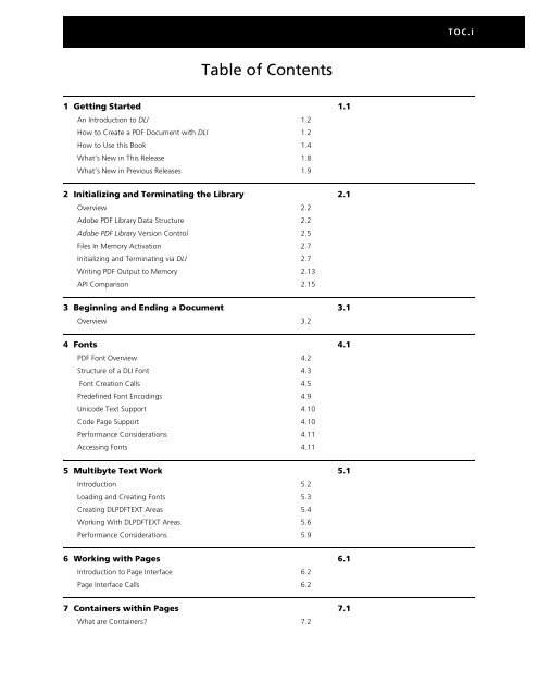 DLI Implementation and Reference Guide - Datalogics