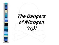 The Dangers of Nitrogen (N2 )!