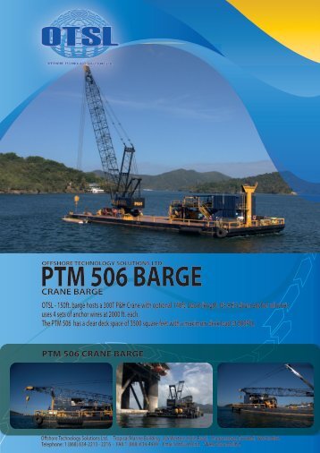 OTSL Brochure Vessel-PTM 506 Pg1