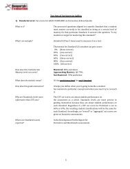 Two Sets of Cut Scores in Galileo 1) Standards Level : Cut scores for ...