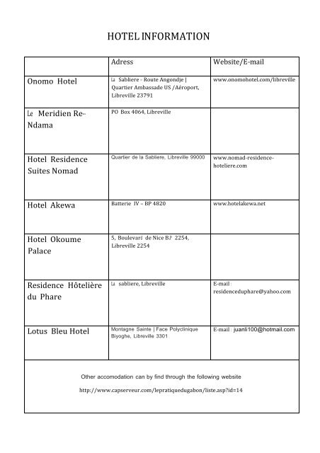 Advance Notice Class 1 Gabon GP - Class-1.com