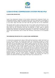liquid ring compressor system principle - PSS Corporation Ltd.
