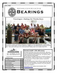 Bearings - Northern Lights Sailing Club