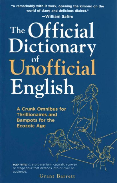 Official Dictionary Of Unofficial English A Way With Words Official Dictionary Of Unofficial English A Way With Words