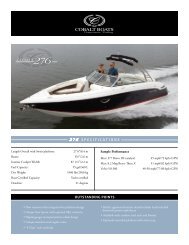 276 SPECIFICATIONS COBALT OUTSTANDING POINTS