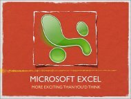 MICROSOFT EXCEL - Rotary District 6360