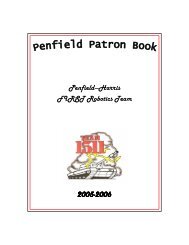 Patron Book - Penfield Robotics