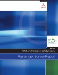 Passenger Survey Report (PDF) - Offshore Helicopter Safety Inquiry