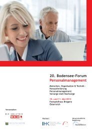 20. Bodensee-Forum Personalmanagement