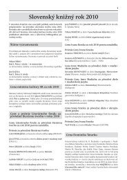 2011 / Ä. 16-17 prÃ­loha (PDF-formÃ¡t, 196kB) - LiterÃ¡rne informaÄnÃ© ...