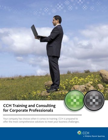 CCH Training and Consulting for Corporate Professionals