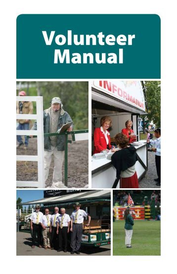 Volunteer Manual - Spruce Meadows Shop