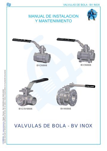 VALVULAS DE BOLA - BV INOX - COMEVAL
