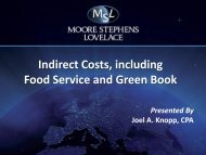 Indirect Costs - Florida School Finance Officers