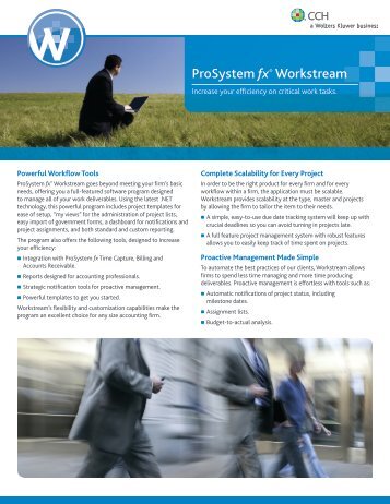 ProSystem fxÂ® Workstream - CCH