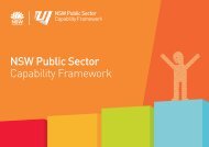 2008 NSW Public Sector Capability Framework