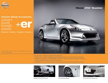 Nissan 370Z Roadster | Accessories Brochure | Nissan USA