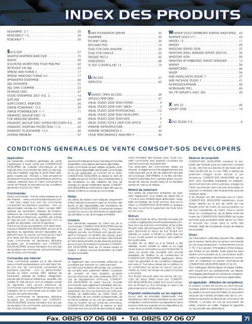 Catalogue complet de mars 2008