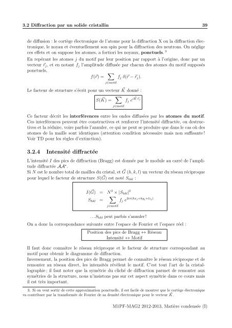 Chap 1,2 et 3 (P. Mendels)