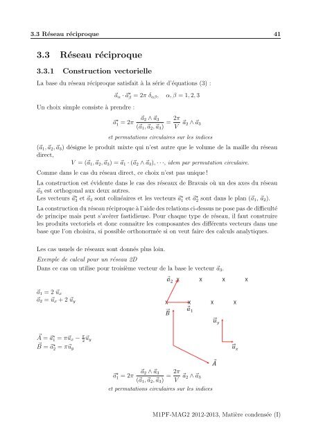 Chap 1,2 et 3 (P. Mendels)