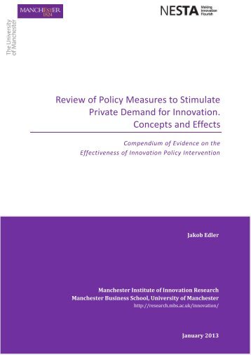 Download PDF - Compendium of Evidence on Innovation Policy