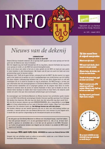 Sint-DenijS-WeStrem / AfSnee Nieuws van de ... - Dekenij Borluut