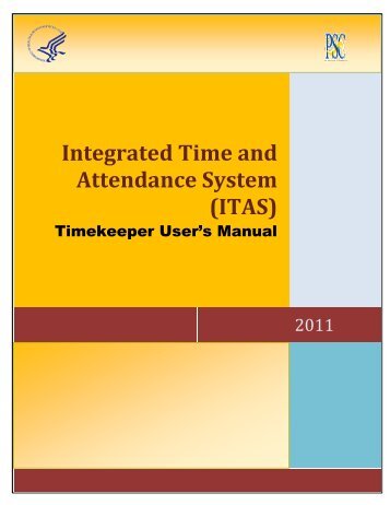 Integrated Time and Attendance System (ITAS) Timekeeper User's ...