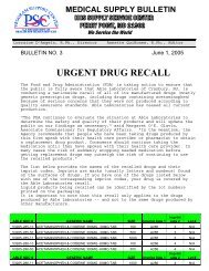 URGENT DRUG RECALL - GCG