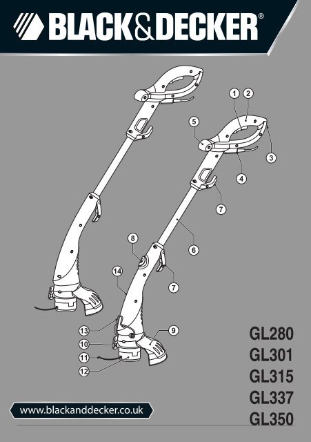 GL280 GL301 GL315 GL337 GL350 - Service - Black &amp; Decker
