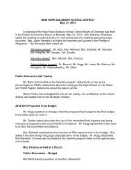 2012-05-21 Board Meeting Minutes - New Hope-Solebury School ...