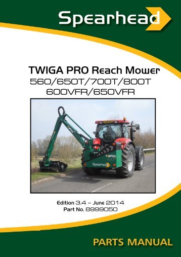 8999050 TWIGA PRO PARTS MANUAL - Ed 3.2 - Spearhead ...