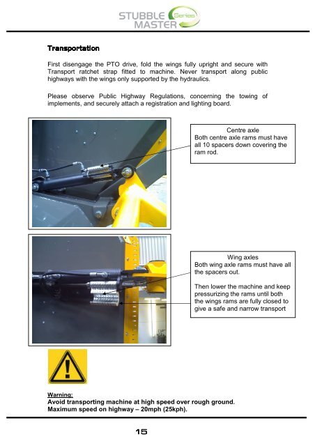 Stubble Master 500 / 730 - Spearhead Machinery Ltd