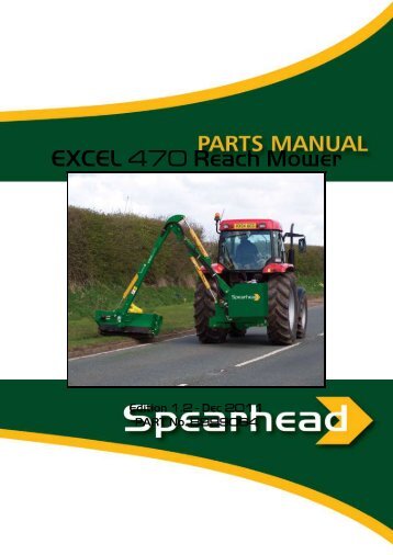 EXCEL 470 Reach Mower - Spearhead Machinery Ltd