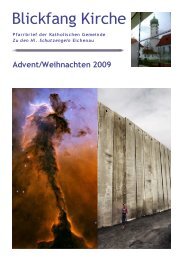 Advent/ Weihnachten - bei den Eichenauer Kirchengemeinden