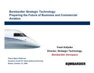 Bombardier Aerospace - Aerospace Industries Association of Canada