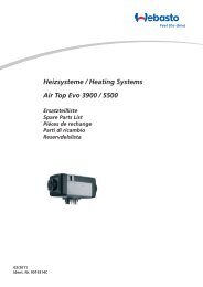 Air Top Evo 3900 / 5500 Heizsysteme / Heating Systems