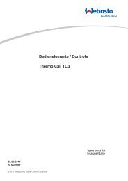 Thermo Call TC3 Bedienelemente / Controls - Ogrzewanie ...