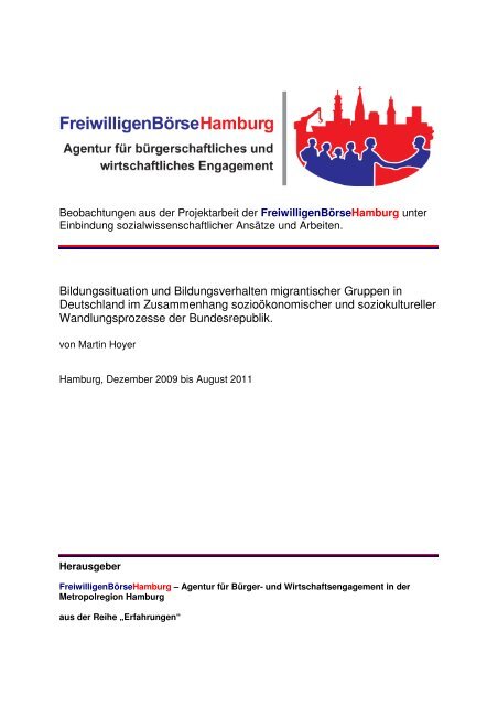 Bildungssituation und Bildungsverhalten migrantischer Gruppen in ...