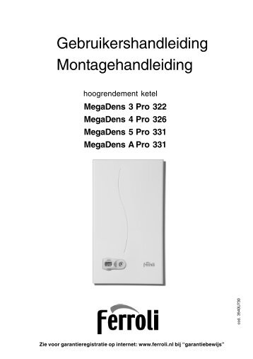 MegaDens 3 - Handleiding - Ferroli