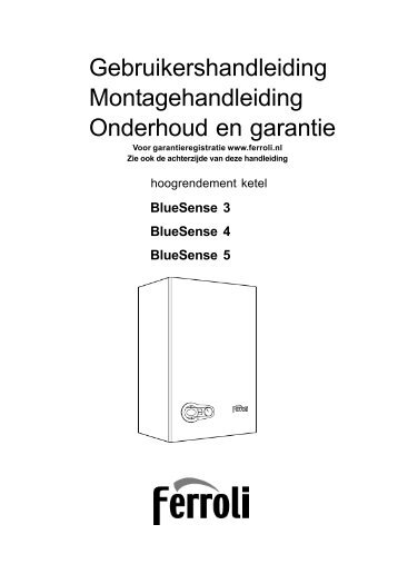 Gebruikershandleiding Montagehandleiding Onderhoud en ... - Ferroli