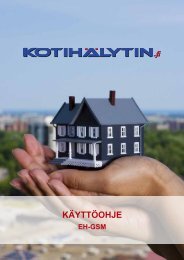 KÄYTTÖOHJE - Kotihälytin