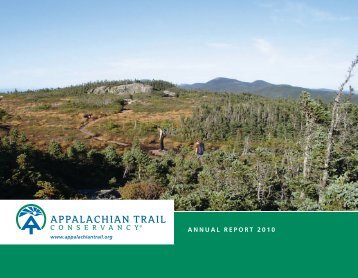Annual_Report_2010 - Appalachian Trail Conservancy