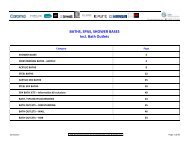 BATHS, SPAS, SHOWER BASES Incl. Bath Outlets - source 22