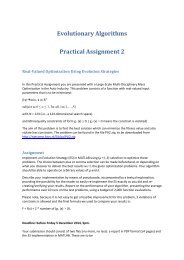 Evolutionary Algorithms Practical Assignment 2 - Liacs