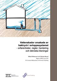 Vattenskador orsakade av baktryck i avloppssystemet - Svensk ...