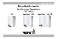 OM Nefit TopLine HR, Aquapower, Aquapower plus - NL