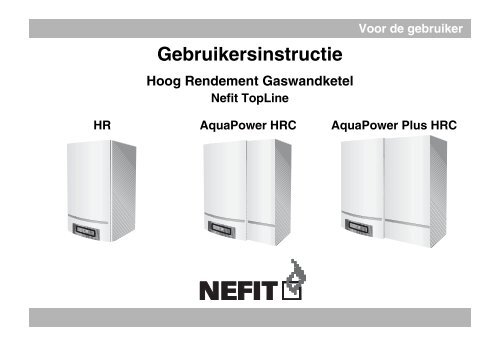 OM Nefit TopLine HR, Aquapower, Aquapower plus - NL