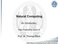 1. Introduction - Natural Computing Group, LIACS, Leiden University