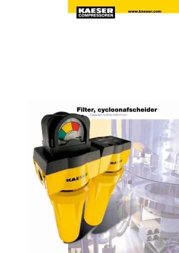 Filter, cycloonafscheider - kaeser